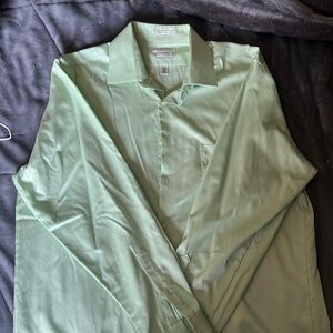 Men’s Dress shirt 16_1/2 34/35 Van Heusen - Mint green